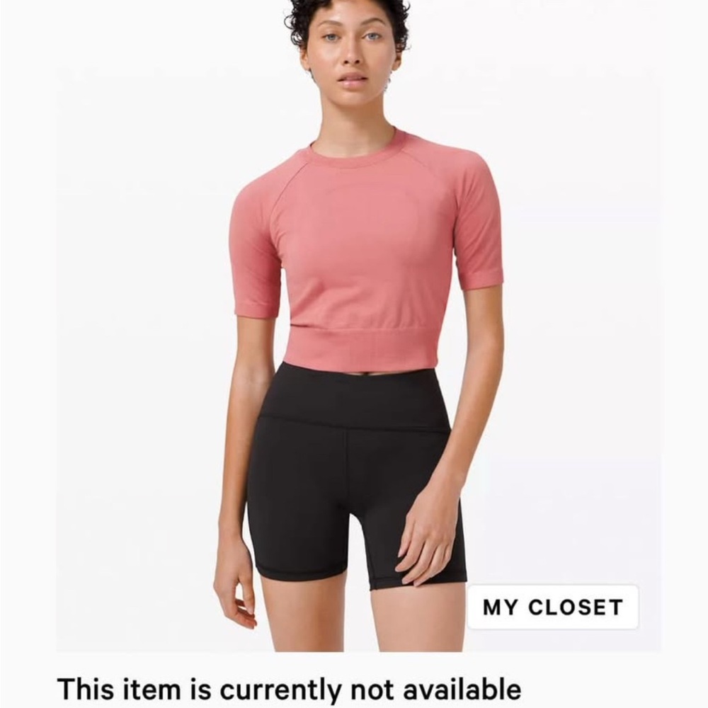 Lululemon Athletica Swiftly Tech Keyhole Back Short Sleeve Tee